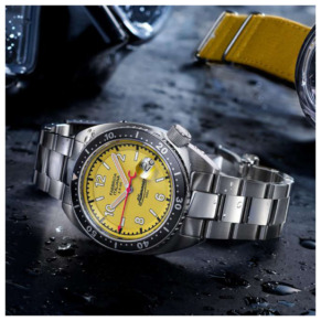 Mặt sau đồng hồ Allemano 1973 Shark & Crab SHA1973PYDP chính hãng