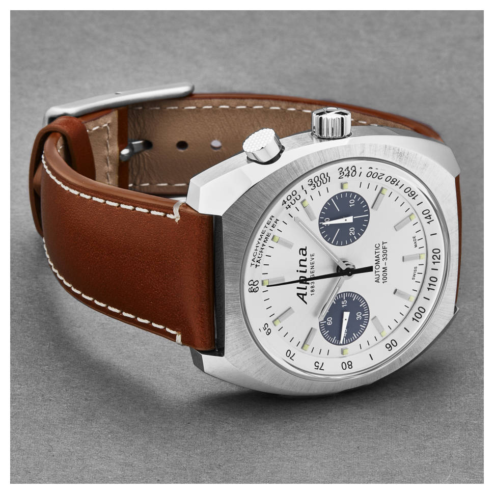 Alpina Startimer Pilot AL727SS4H6 2 Mặt sau đồng hồ Alpina Startimer Pilot AL727SS4H6 chính hãng