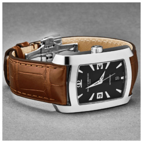 Mặt bên đồng hồ Baume and Mercier Hampton Milleis A8483 chính hãng