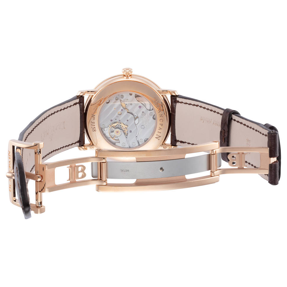 Blancpain Villeret Ultraplate 6606-3642-55B 3 Mặt sau đồng hồ Blancpain Villeret Ultraplate 6606-3642-55B chính hãng