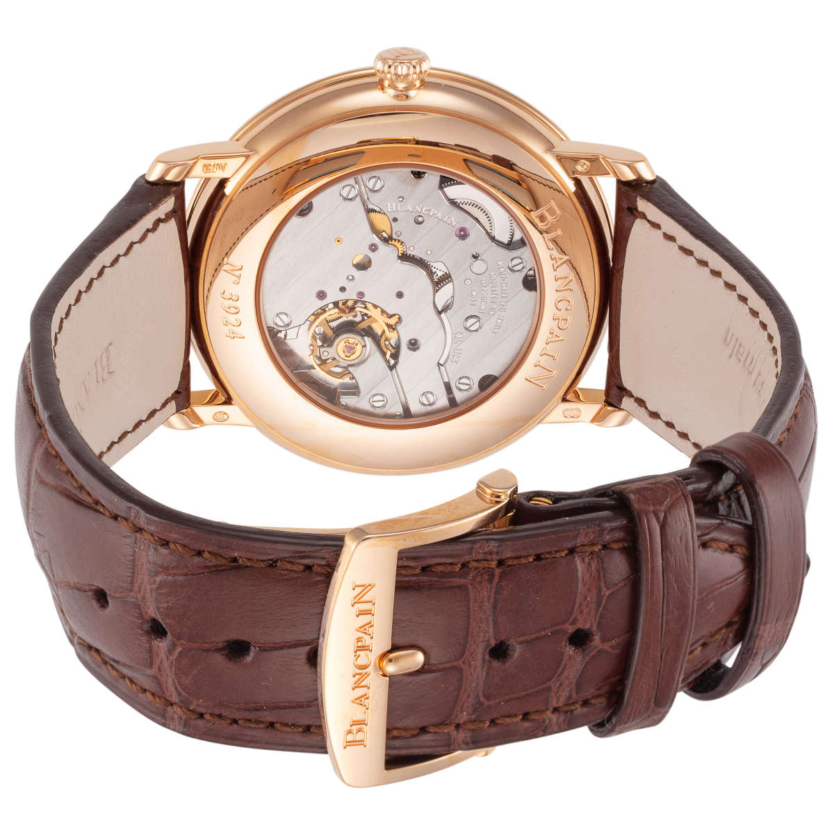 Blancpain Villeret Ultraplate 6606A-3642-55B 3 Mặt sau đồng hồ Blancpain Villeret Ultraplate 6606A-3642-55B chính hãng