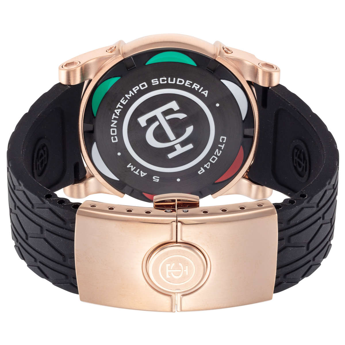 CT Scuderia Corsa CT-204-P 3 Mặt sau đồng hồ CT Scuderia Corsa CT-204-P chính hãng