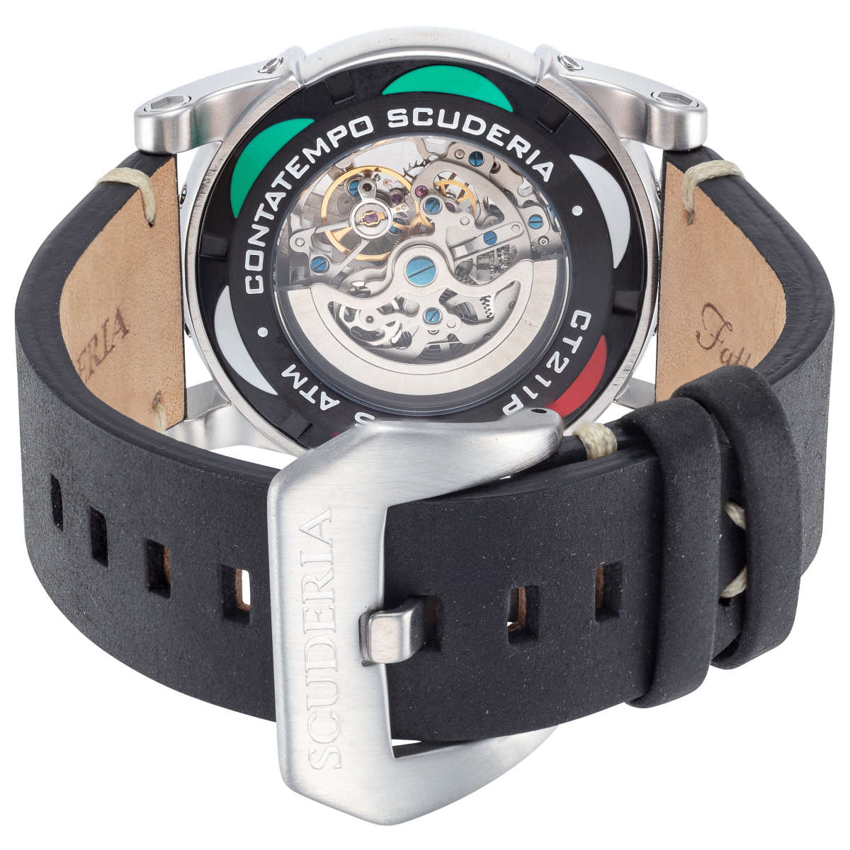 CT Scuderia Corsa Automatico CT-211-P 3 Mặt sau đồng hồ CT Scuderia Corsa Automatico CT-211-P chính hãng