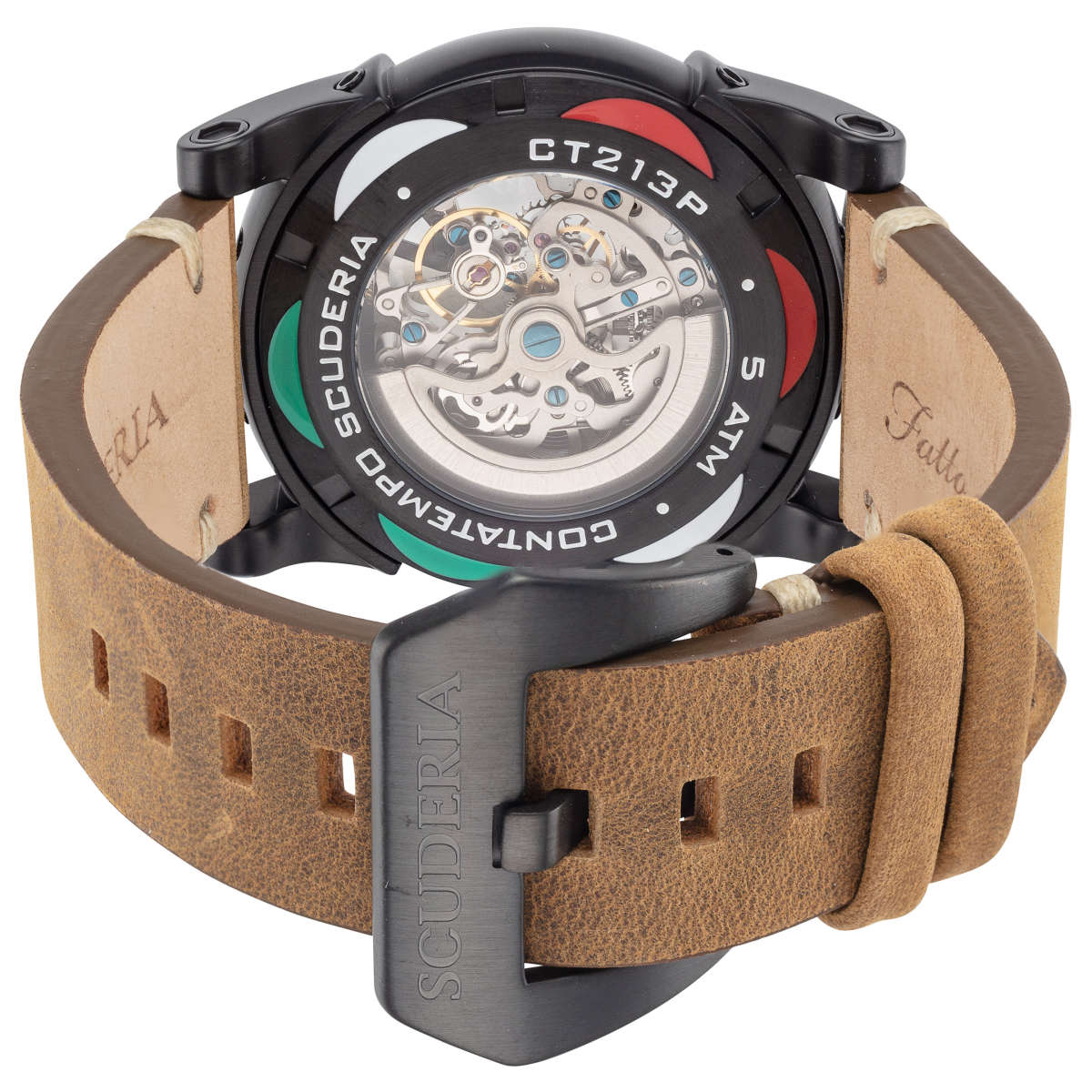CT Scuderia Corsa Automatico CT-213-P 3 Mặt sau đồng hồ CT Scuderia Corsa Automatico CT-213-P chính hãng