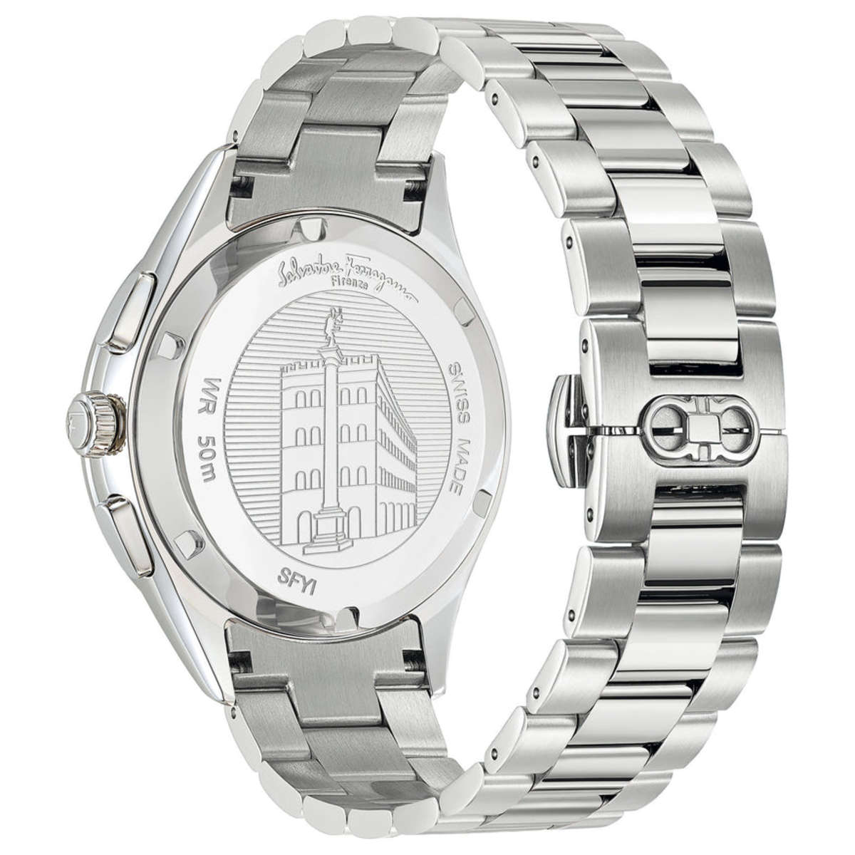 Ferragamo Racing SFYI00321 2 Mặt sau đồng hồ Ferragamo Racing SFYI00321 chính hãng