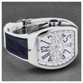 Franck Muller Vanguard 45CCWHTBLU-2 4 Mặt bên đồng hồ Franck Muller Vanguard 45CCWHTBLU-2 chính hãng