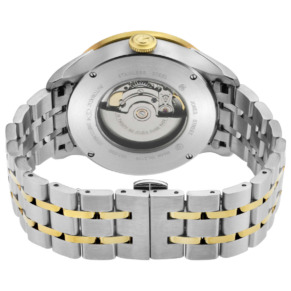 Mặt sau đồng hồ Gevril Jones St 2106 chính hãng