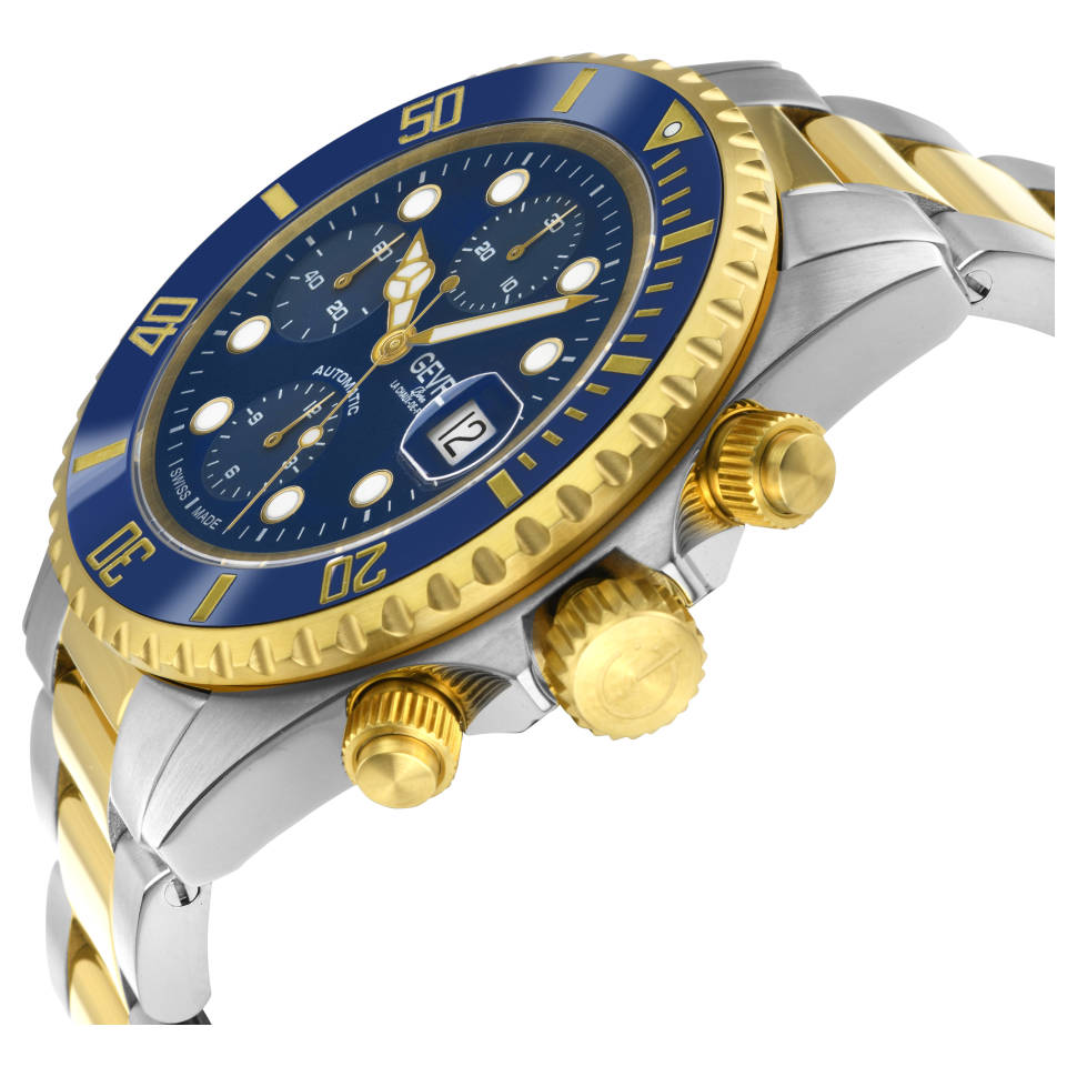 Gevril Wall Street Chrono 4151A 2 Mặt bên đồng hồ Gevril Wall Street Chrono 4151A chính hãng