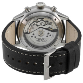 Mặt sau đồng hồ Gevril Vaughn 47100-1 chính hãng