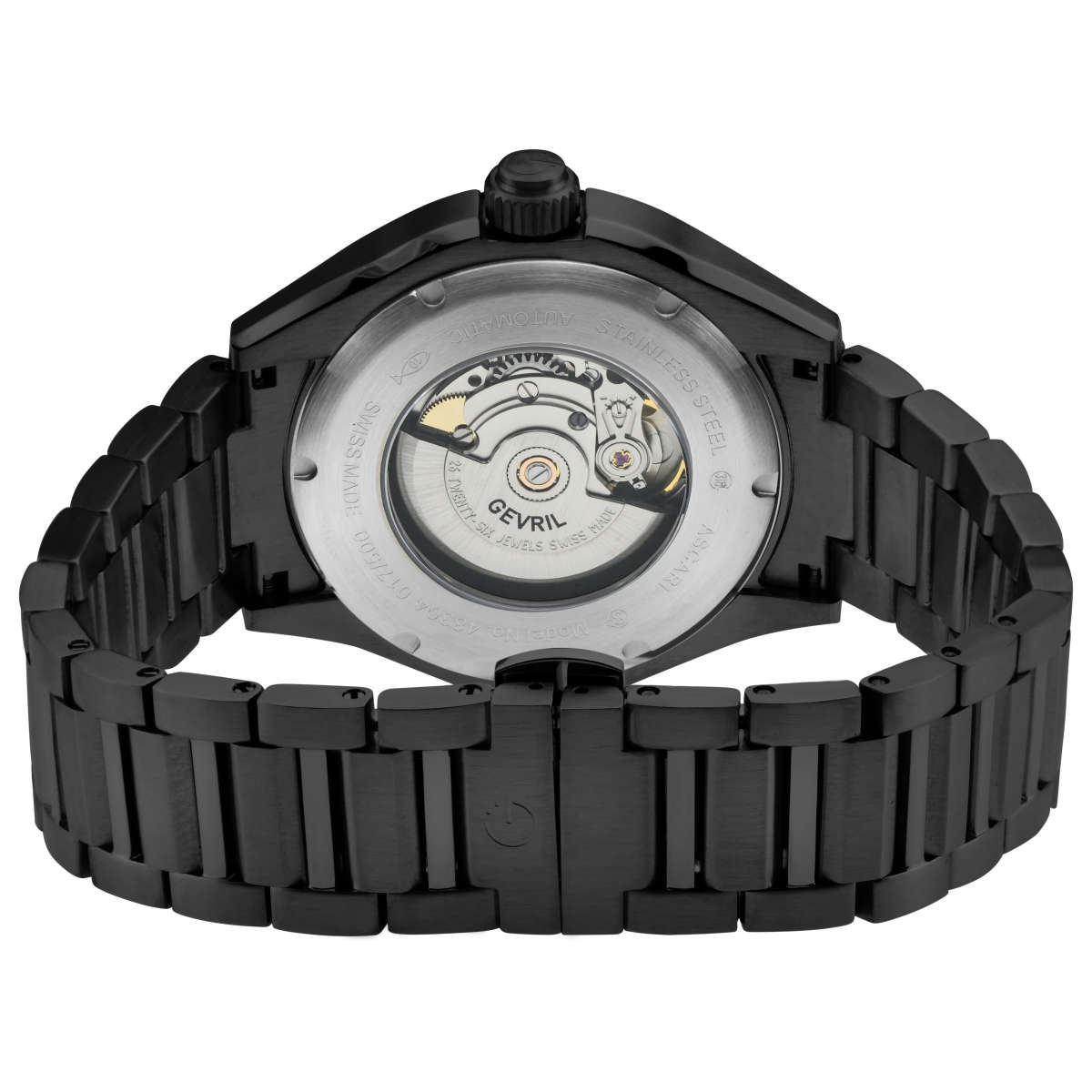 Gevril Ascari 48304B 3 Mặt sau đồng hồ Gevril Ascari 48304B chính hãng