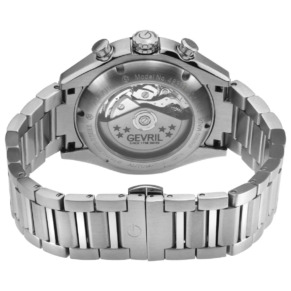 Mặt sau đồng hồ Gevril Ascari Chronograph 48310B chính hãng