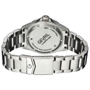 Mặt sau đồng hồ Gevril Wallstreet 4852A chính hãng