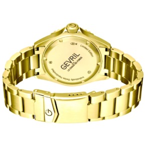 Mặt sau đồng hồ Gevril Wallstreet 4854A chính hãng