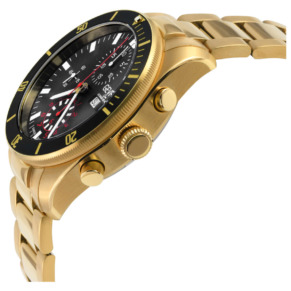 Mặt bên đồng hồ Gevril Yorkville Chronograph 48628B chính hãng