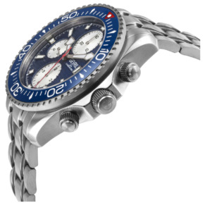 Mặt bên đồng hồ Gevril Hudson Yards Chronograph 48815B chính hãng