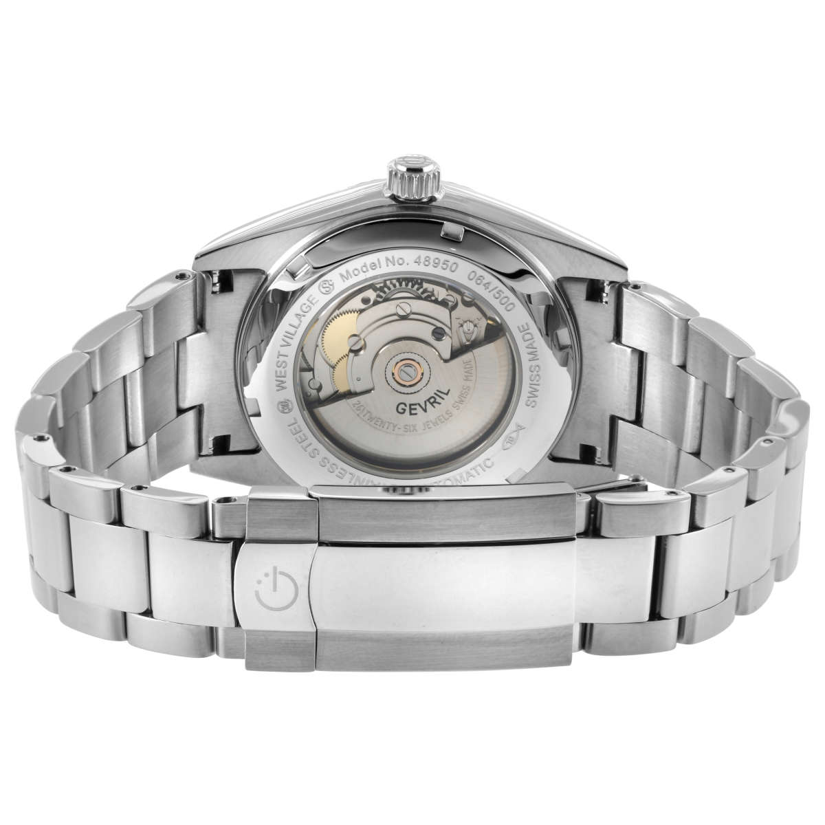 Gevril West Village 48950B 3 Mặt sau đồng hồ Gevril West Village 48950B chính hãng