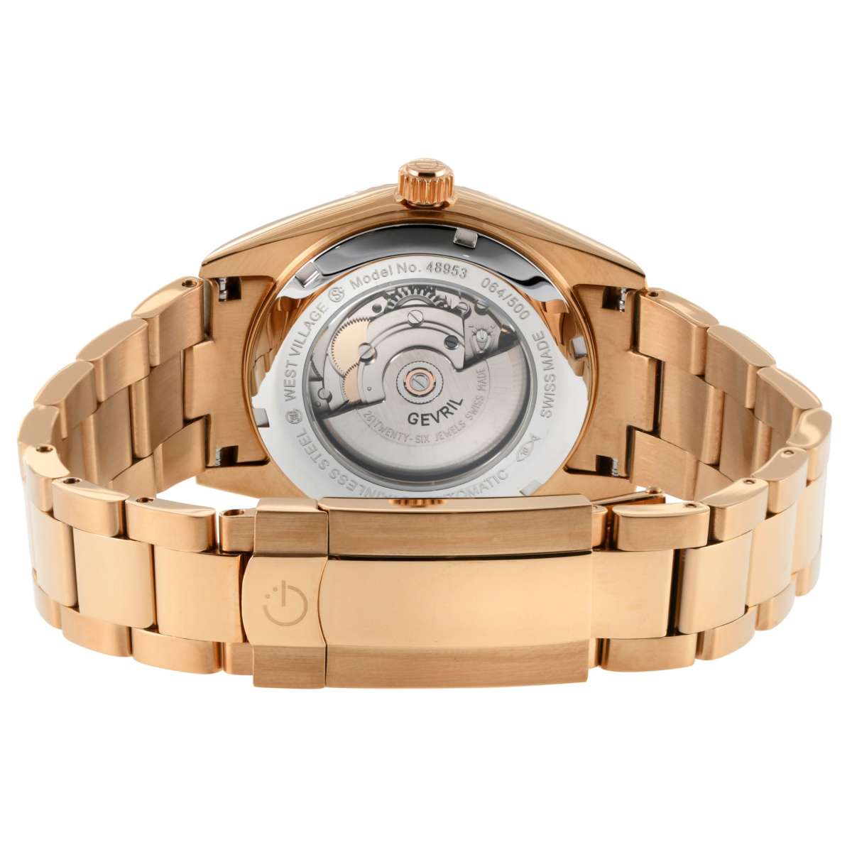 Gevril West Village 48953B 3 Mặt sau đồng hồ Gevril West Village 48953B chính hãng