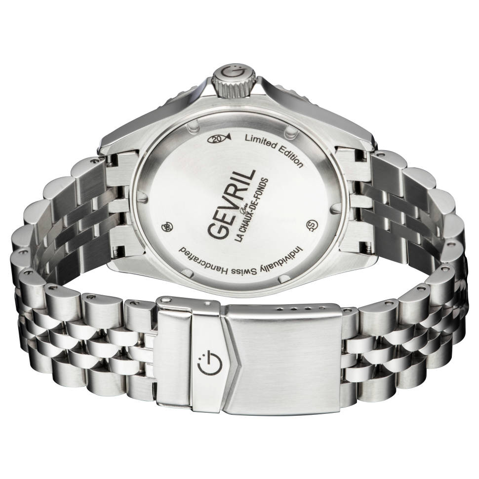 Gevril Wall Street 4954B 3 Mặt sau đồng hồ Gevril Wall Street 4954B chính hãng