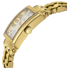 Cạnh bên đồng hồ Gevril Avenue of Americas Mini Diamond 7444YEB chính hãng cho Nữ