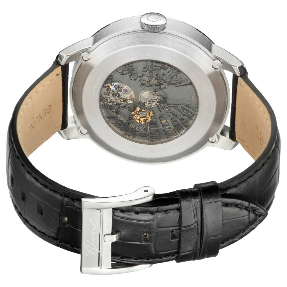 Gevril Mulberry 9600 3 Mặt sau đồng hồ Gevril Mulberry 9600 chính hãng