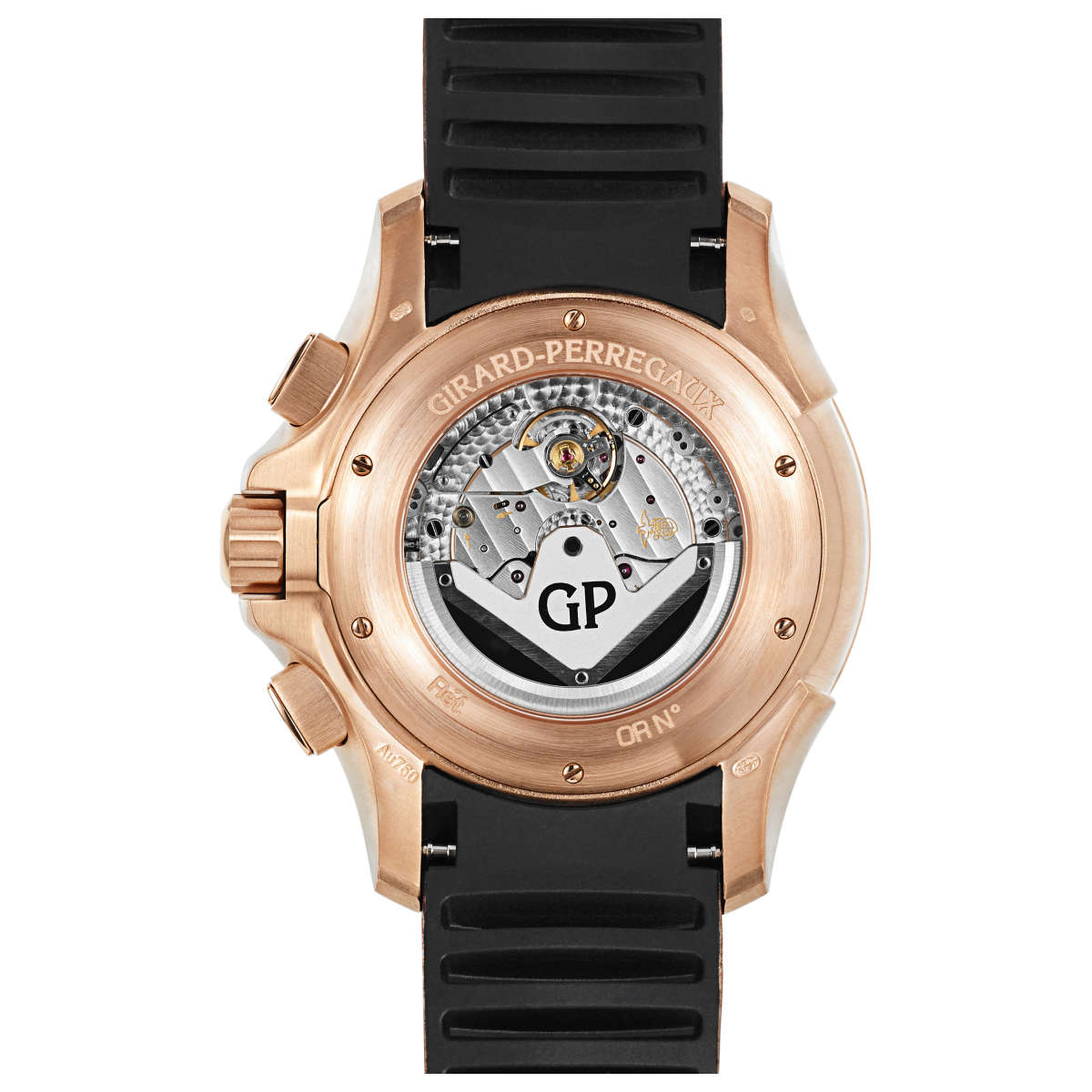 Girard-Perregaux Traveller 49700-52-134-BB6B 3 Mặt sau đồng hồ Girard-Perregaux Traveller 49700-52-134-BB6B chính hãng