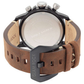 Mặt sau đồng hồ Glam Rock Racetrack Action Tachymeter GR-109-22 chính hãng