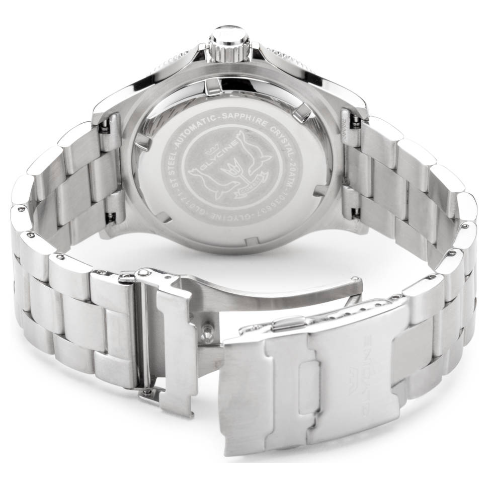 Glycine Combat Sub 42 GL0171 3 Mặt sau đồng hồ Glycine Combat Sub 42 GL0171 chính hãng