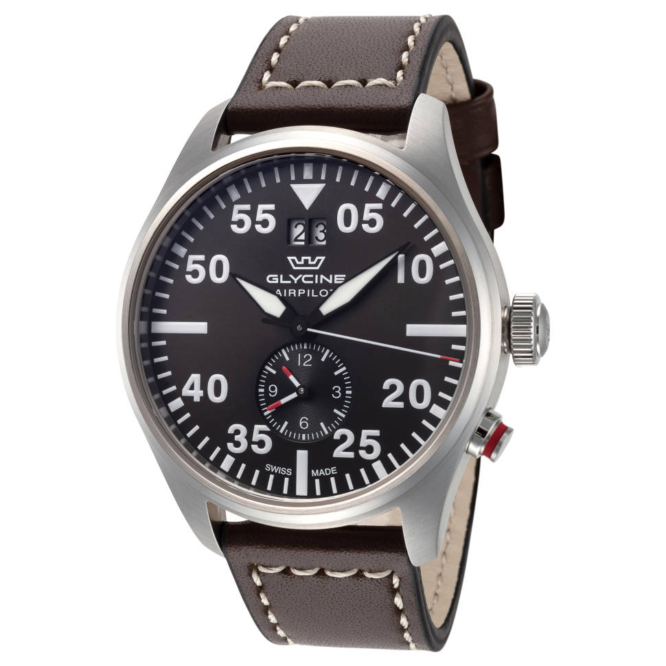 Glycine Airpilot Dual Time 44 GL0366 1 Đồng hồ Glycine Airpilot Dual Time 44 GL0366 chính hãng cho Nam Sale giá Rẻ