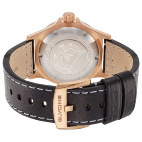 Mặt sau đồng hồ Glycine Combat Sub 42 GL0425 chính hãng
