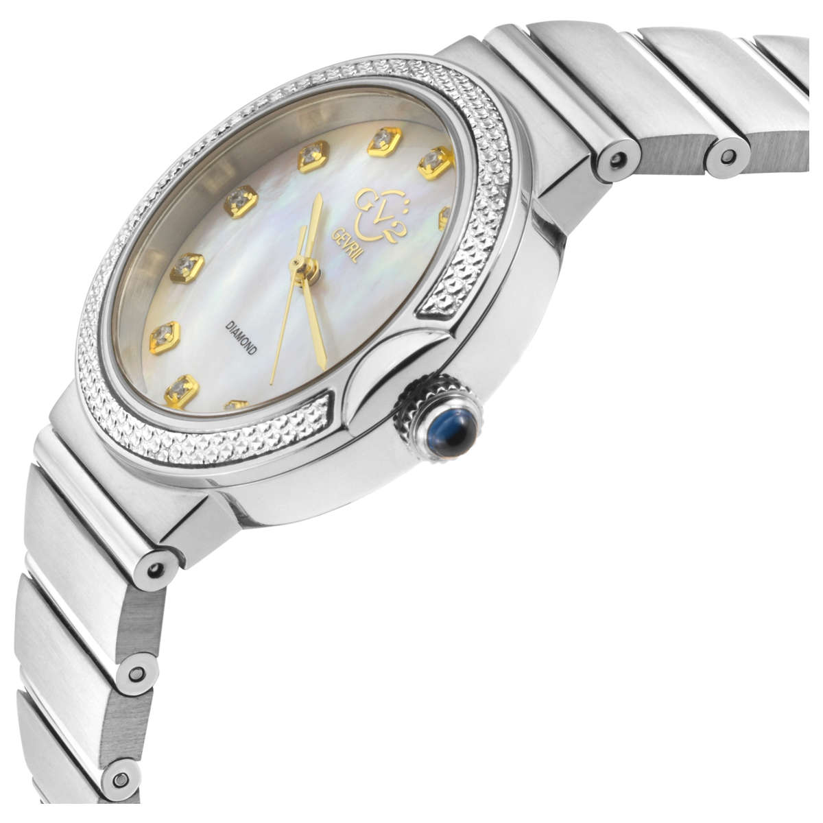 GV2 by Gevril Sorrento 12445B 2 Cạnh bên đồng hồ GV2 by Gevril Sorrento 12445B chính hãng cho Nữ
