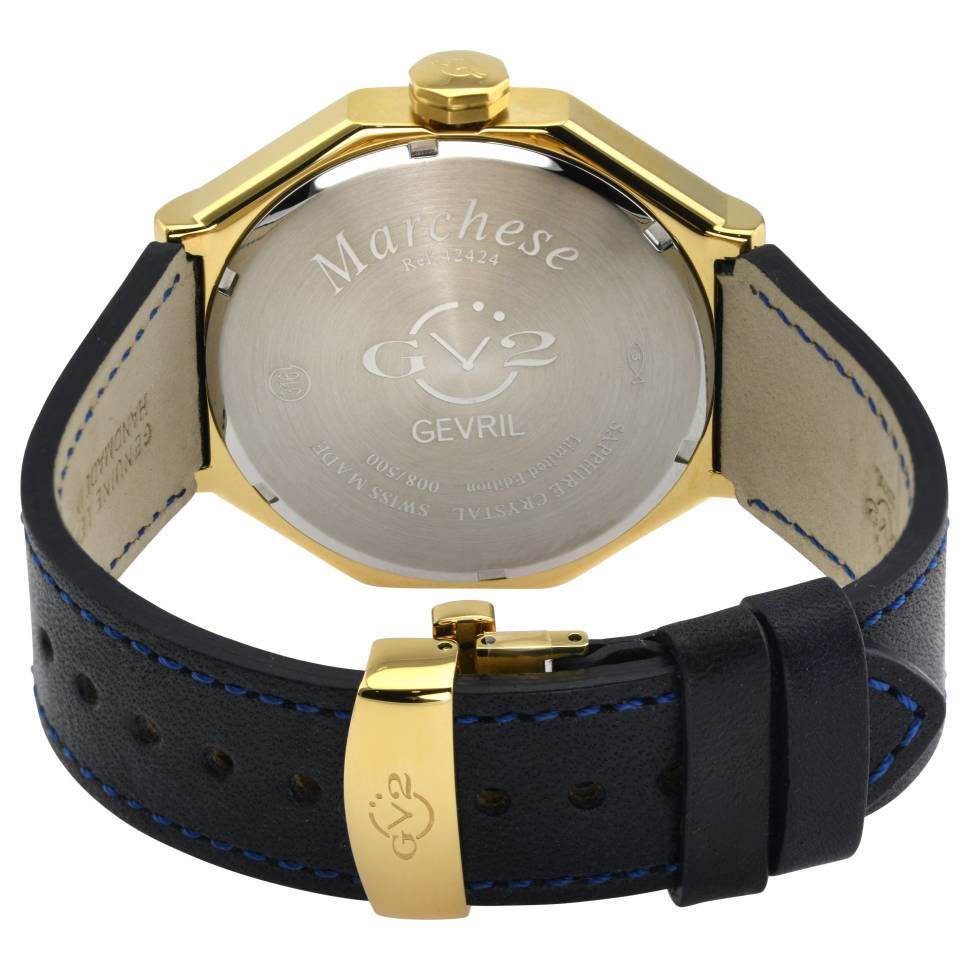 GV2 by Gevril Marchese 42424 3 Mặt sau đồng hồ GV2 by Gevril Marchese 42424 chính hãng