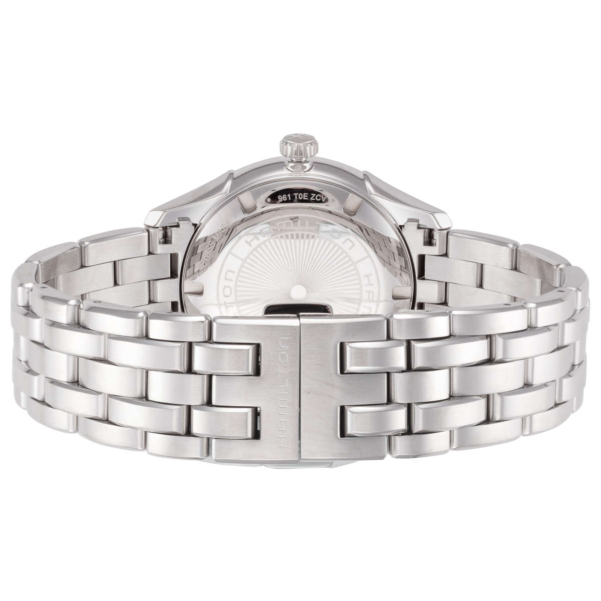 Hamilton Jazzemaster H32451181 3 Mặt sau đồng hồ Hamilton Jazzemaster H32451181 chính hãng