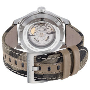 Mặt sau đồng hồ Hamilton Khaki Field H70535031 chính hãng