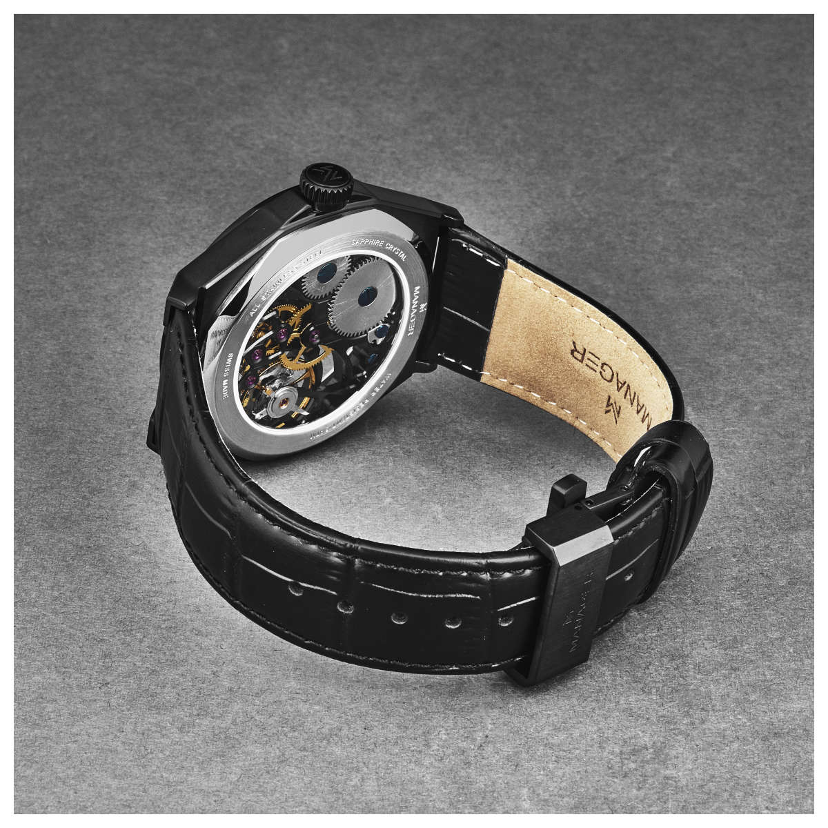 Manager Revolution MAN-RM-09-NL 3 Mặt sau đồng hồ Manager Revolution MAN-RM-09-NL chính hãng