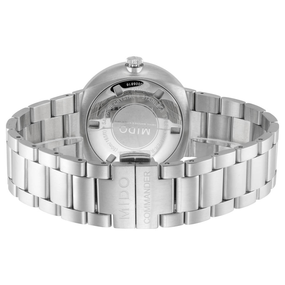 Mido Commander M0144301103180 3 Mặt sau đồng hồ Mido Commander M0144301103180 chính hãng