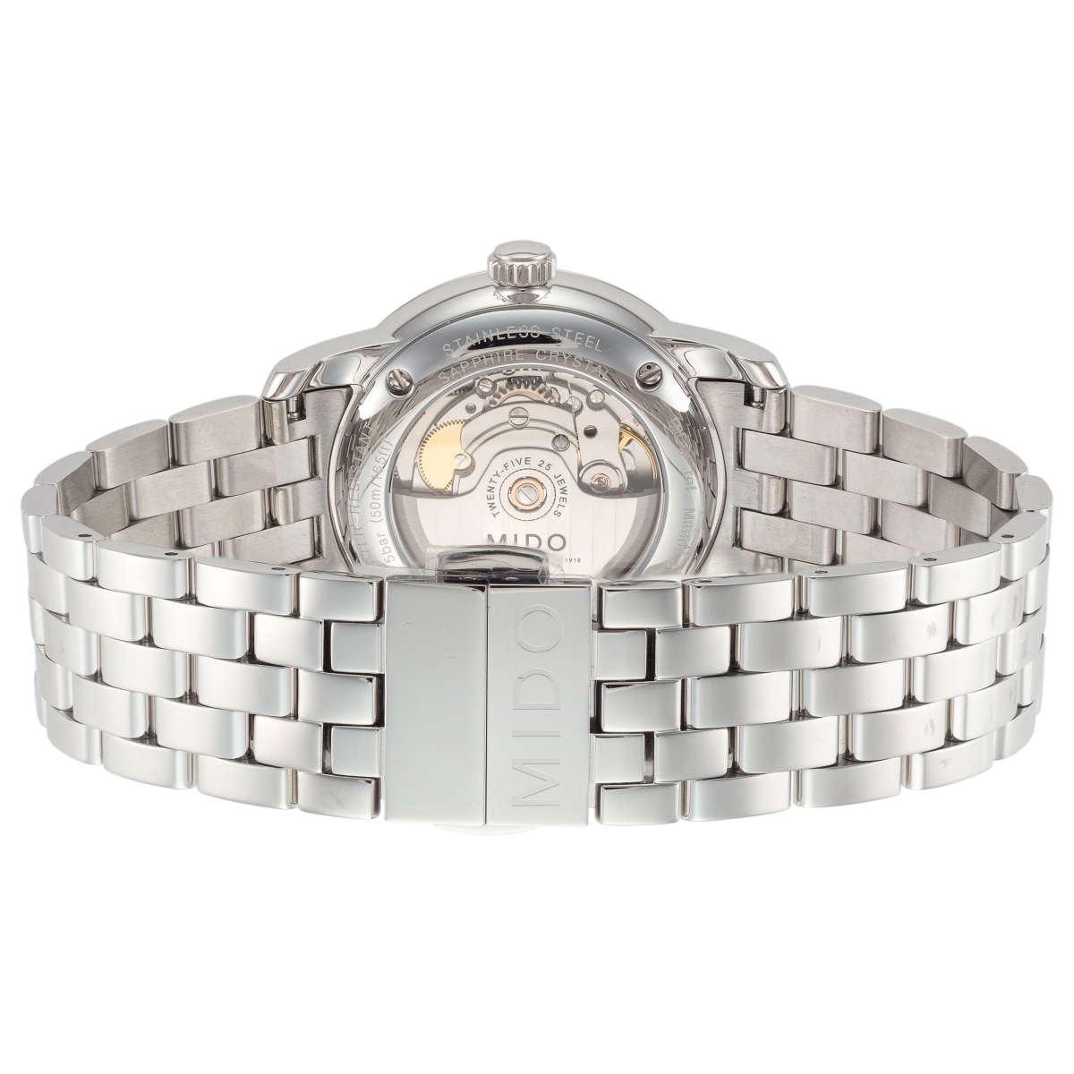 Mido Baroncelli M86004761 3 Mặt sau đồng hồ Mido Baroncelli M86004761 chính hãng