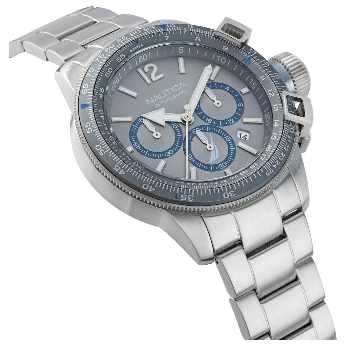 Nautica BFC NAPBFF103 3 Mặt trái đồng hồ Nautica BFC NAPBFF103 chính hãng