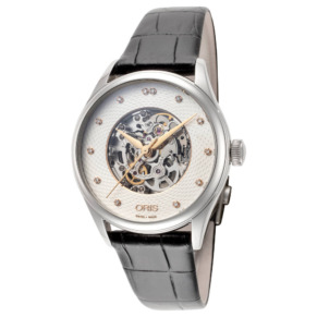 Đồng hồ Oris Artelier Skeleton 01-560-7724-4031-07-5-17-64FC chính hãng cho Nữ