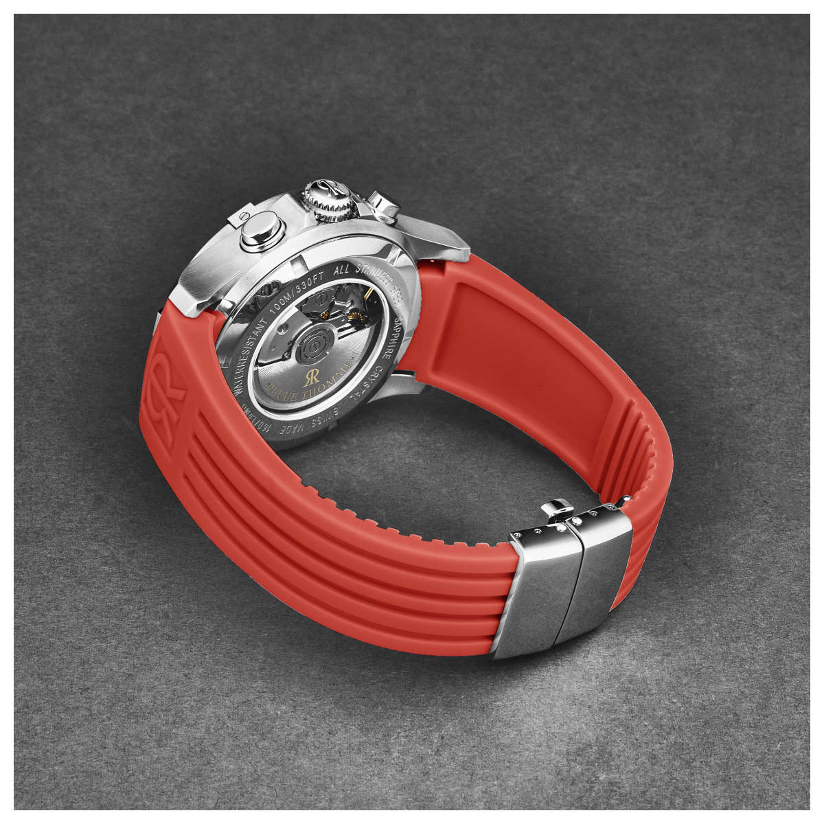 Revue Thommen Air speed 16071.6636 3 Mặt sau đồng hồ Revue Thommen Air speed 16071.6636 chính hãng