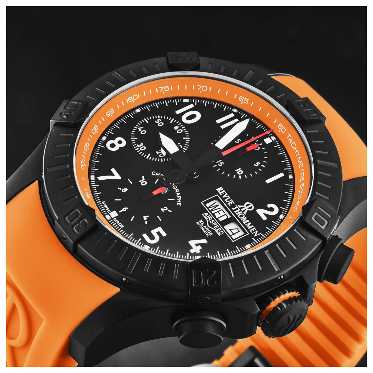 Revue Thommen Air speed 16071.6779 4 Mặt trái đồng hồ Revue Thommen Air speed 16071.6779 chính hãng