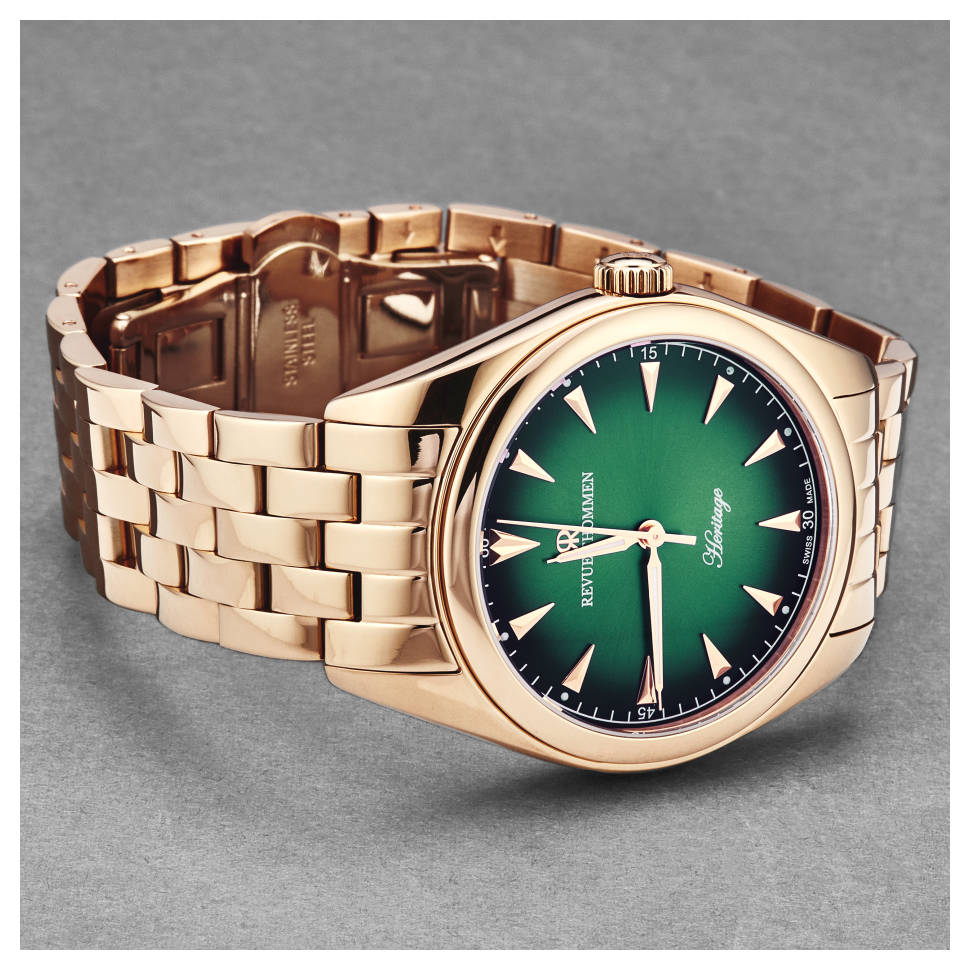 Revue Thommen Heritage 21010.2164 4 Mặt trái đồng hồ Revue Thommen Heritage 21010.2164 chính hãng