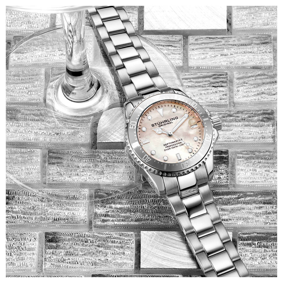 Stuhrling Vogue M13696 2 Cạnh bên đồng hồ Stuhrling Vogue M13696 chính hãng cho Nữ