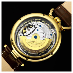 Mặt sau đồng hồ Stuhrling Legacy M13712 chính hãng