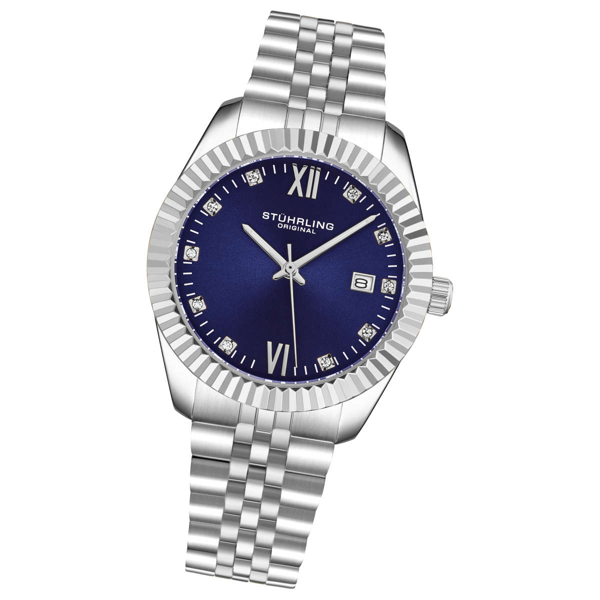 Stuhrling Symphony M17858 2 Cạnh bên đồng hồ Stuhrling Symphony M17858 chính hãng cho Nữ