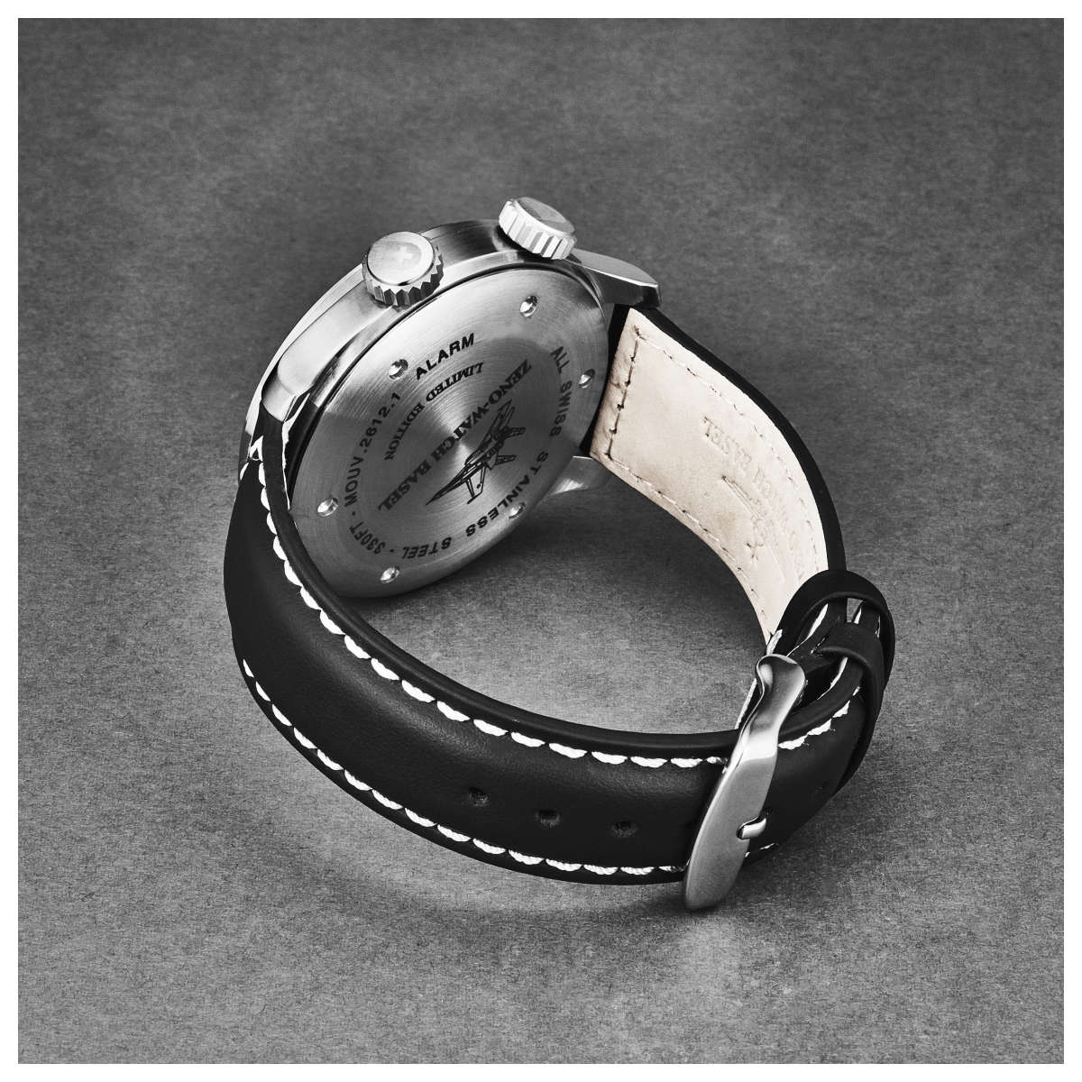 Zeno OS Pilot 8591-A1 3 Mặt sau đồng hồ Zeno OS Pilot 8591-A1 chính hãng