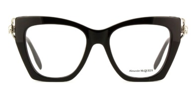 Gọng kính mắt Alexander McQueen AM0376O 001 chính hãng