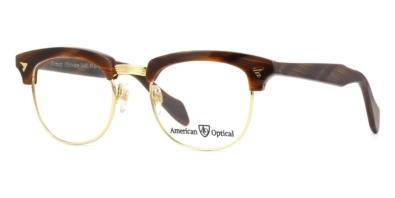 Gọng kính American Optical Sirmont C2 ST FO Chocolate Gold chính hãng