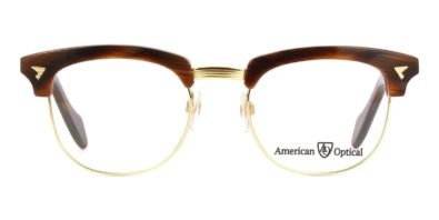 Gọng kính mắt American Optical Sirmont C2 ST FO Chocolate Gold chính hãng