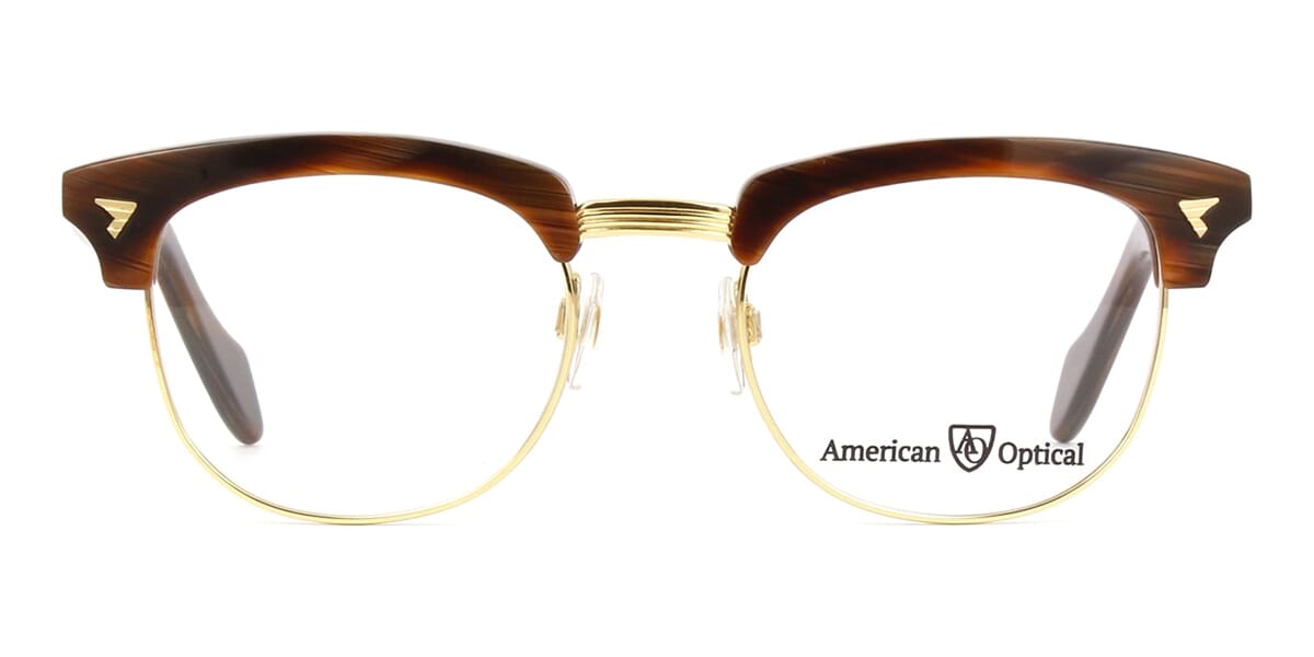 American Optical Sirmont C2 ST FO Chocolate Gold 10 Gọng kính cận American Optical Sirmont C2 ST FO Chocolate Gold chính hãng