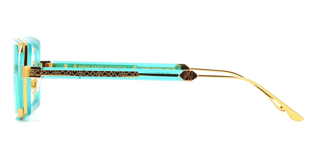 Anna-Karin Karlsson Silver Moon Turquoise Limited 1st Edition 3 Gọng kính Anna-Karin Karlsson Silver Moon Turquoise Limited 1st Edition